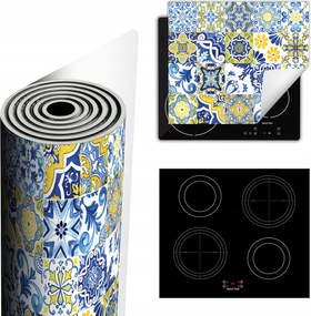 Tűzhelyvédő Szőnyeg Több Hely 60x52 sárga mozaik