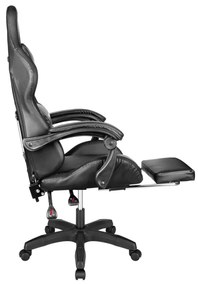 Warrior GX-150 fekete LED játékszék