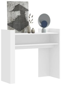 fehér szerelt fa tálalóasztal 100 x 35 x 90 cm