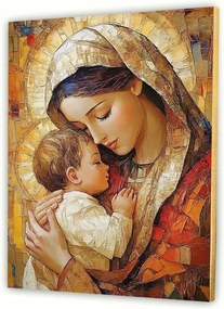 Vászonkép vallásos nappaliba 40x50cm Jézus és Mária vászonkép ajándék #900