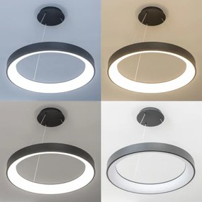 Brilagi - LED dimmelhető kábeles csillár FALCON II LED/99W/230V átm. 60 cm fekete + távirányító