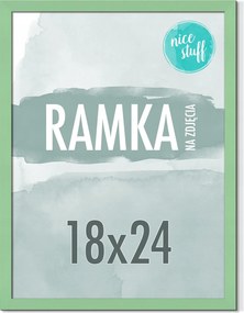 Képkeret 18x24 B5 Képkeret Fotó 24x18 Menta Zöld