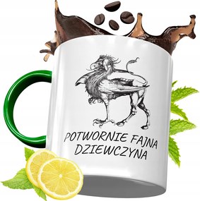 Zöld Bögre Feleség Barátnőjének Ajándék fényképes nyomattal