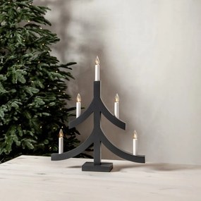 Sötétszürke karácsonyi fénydekoráció Pagod – Star Trading