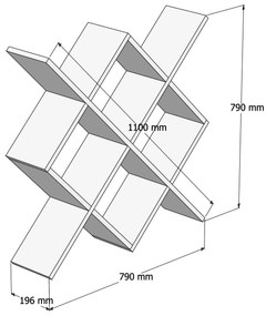 Polc Bodimu (dió + fehér) . 1095877