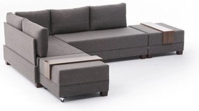 Sarokkanapéágy Fly Balos - Barna