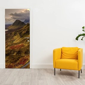 Fotótapéta ajtóra - Skót hegyek (95x205cm)