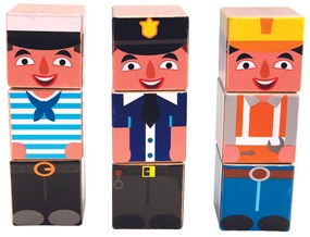 Bino Kirakós kockajáték, szakmák