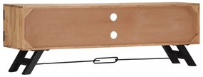 vidaXL tömör akácfa TV-szekrény 140 x 30 x 45 cm