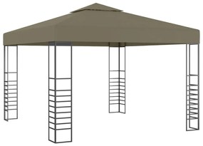 tópszínű kerti pavilon 3 x 3 m 180 g/m²