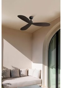 FARO 34301 - Mennyezeti ventilátor PALMA barna átm. 129 cm IP44 + távirányítás