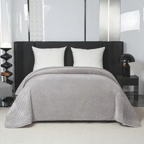 Elegáns ágytakaró 170x210 cm, világosszürke szegéllyel