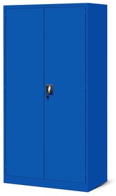Fém műhelyszekrény fiókokkal SZYMON, 920 x 1850 x 500 mm, kék