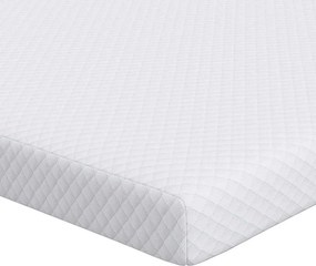 vidaXL Matrac topper Fehér 70 x 200 cm Jacquard Szövet