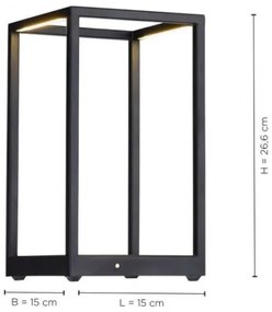 Paul Neuhaus 4401-18 - LED Dimmelhető asztali lámpa CONTURA 2xLED/2,2W/230V