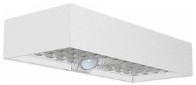 V-Tac LED Napelemes érzékelős fali lámpa LED/6W/3,7V IP65 4000K 3000 mAh fehér VT1372
