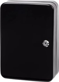 Kulcstartó szekrény fekete 18x7,5x25 cm tárolás akcesoria ház garázs