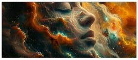 Kép - Arc az űrben (120x50 cm)