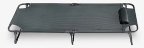 Összecsukható kemping nyugágy matraccal szürke