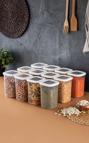BNMPOLYWS12-12 12 darabos 1200 ml ételtároló doboz készlet