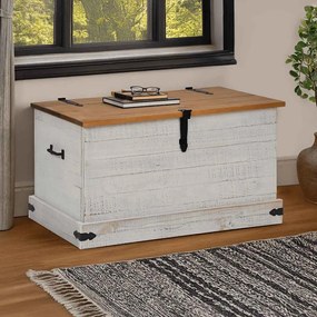 fehér tömör fenyőfa HALDEN tárolószekrény 91x48x47 cm