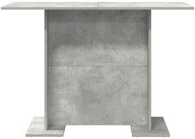 Beton Szürke Étkezőasztal 110x60x75 cm Mérnöki Fa