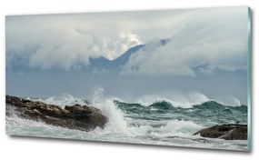 Üvegkép nyomtatás Háborgó tenger osh-99410973