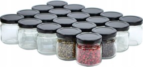 Üvegpohár 106 ml kiváló minőségű üveg, pasztörizáláshoz, 20 db