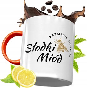 Narancssárga Bögre Méhésznek Ajándék fényképes nyomtatással