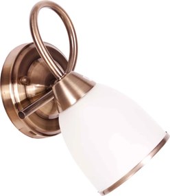 KAJA K-JSL-8090/1W AB SAMIRA Bronz Színű Fali Lámpa 1xE14 10W IP20