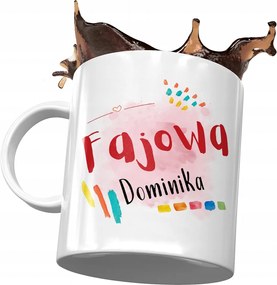 Dominikás Bögre Feleség Barátnő Ajándék Nyomtatott Fotóval