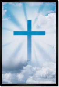 Poszterek keretben 40x60 Kereszt Jézus Mennyország