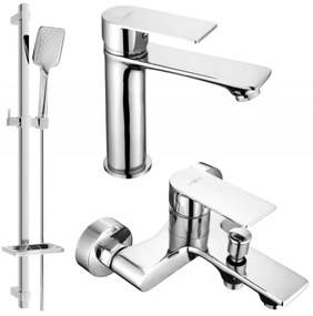 Mexen Royo fürdőkészlet DQ62, króm - 72203DQ62-00