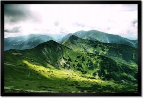 Poszterek keretben 60x40 Tátra Lengyel hegyek Kilátás
