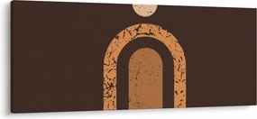 Kép - Narancssárga ívek N⁰3 (120x50 cm)