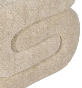 Bézs buklé puff – Ixia