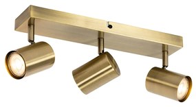 Modern mennyezeti lámpa bronz 3-lámpás állítható téglalap alakú - Jeana