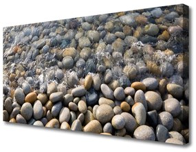 Vászonfotó Víz Stones Art 100x50 cm