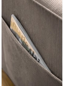 Barna kordbársony fotel Lofty Lilly – Miuform