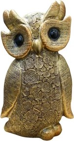 Bagoly arany fekete szemek 12,5x20,5cm