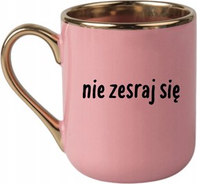 Bögre Elegáns Rózsaszín Arany Rant Vicces Ajándék Ne Össze Magad