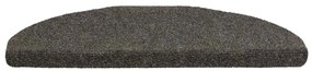 öntapadós lépcsőszőnyegek 30 db 65 x 21 x 4 cm antracit színű, félkör alakú, nagy