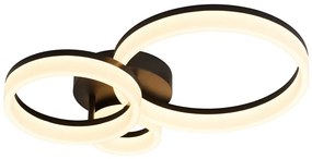 Rabalux 71385 - LED Mennyezeti lámpa AMILIA LED/24W/230V 3000/4000/6500K fekete