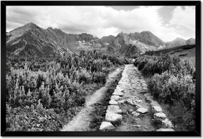 Poszterek keretben 60x40 Tátra Lengyel hegyek Kilátás