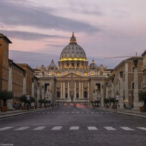 Poszter 20x20cm Szent Péter-bazilika, Assaf Frank