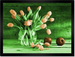 Poszterek keretben 40x30 Zöld, wenge