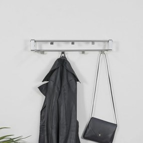 Ezüstszínű fém fali fogas Rex – Spinder Design