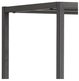 SETH fekete könyvespolc