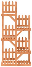 tömör fenyőfa virágtartó állvány 60 x 25 x 130 cm