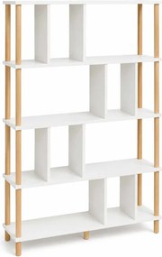 Könyvespolc, fehér, 90 cm – Peka-0045